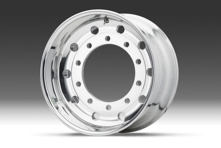 Alcoa Machine Finished Wheels; 11.75*22.5*120mm Off Set 10 Stud